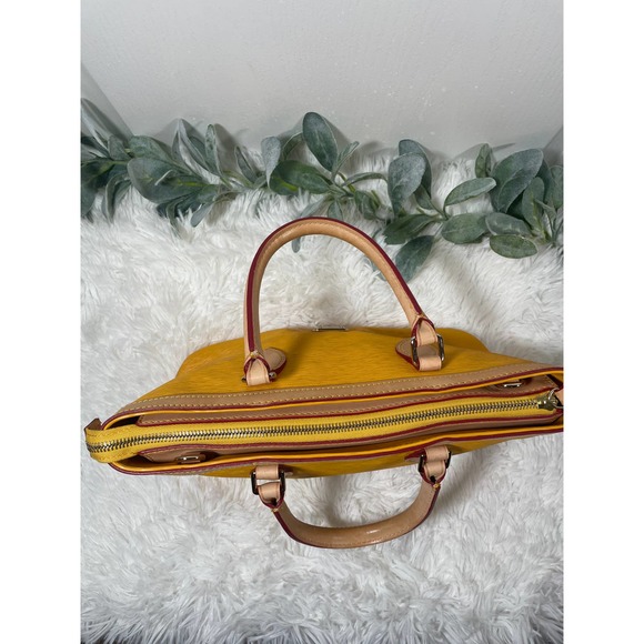 Dooney & Bourke Small Yellow Tote Bag - Picture 7 of 10